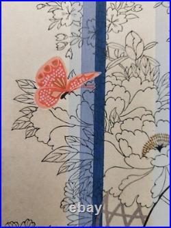 JAPANESE WOODBLOCK PRINT SHIN HANGA ORIGINAL ANTIQUE SEKKA Japanese Design 1920s