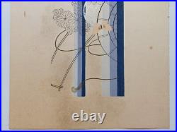 JAPANESE WOODBLOCK PRINT SHIN HANGA ORIGINAL ANTIQUE SEKKA Japanese Design 1920s