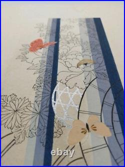 JAPANESE WOODBLOCK PRINT SHIN HANGA ORIGINAL ANTIQUE SEKKA Japanese Design 1920s