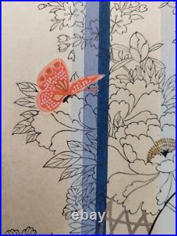 JAPANESE WOODBLOCK PRINT SHIN HANGA ORIGINAL ANTIQUE SEKKA Japanese Design 1920s