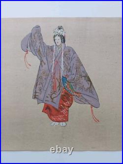 JAPANESE WOODBLOCK PRINT SHIN HANGA ORIGINAL ANTIQUE TSUKIOKA KOGYO 1927 Signed