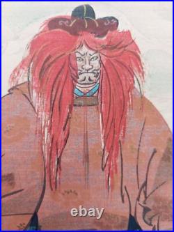 JAPANESE WOODBLOCK PRINT SHIN HANGA ORIGINAL ANTIQUE TSUKIOKA KOGYO 1927 Signed