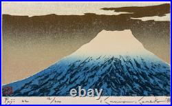 Japan Woodblock Gold Frame Kunio Kaneko Ltd Ed 1988 Cultural Fine Art Decor Gift