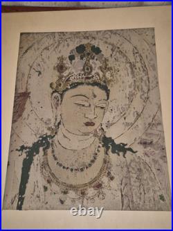 Japanese Bodhisattva Woodblock Print Numbered Japanese Buddhist Art READ