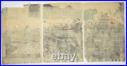 Japanese Color Woodblock Print 1848 Original by Utagawa Sadahide from Japan 0