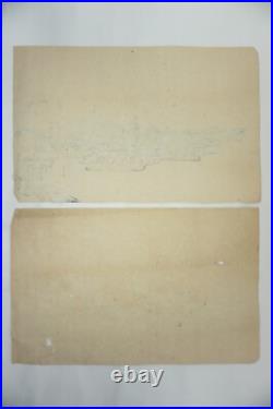 Japanese Color Woodblock Prints 10 Views of Matsushima Meiji Original 1115E2