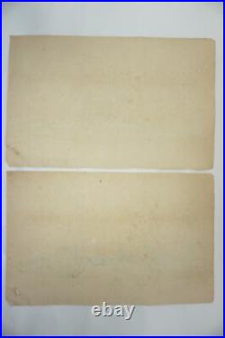 Japanese Color Woodblock Prints 10 Views of Matsushima Meiji Original 1115E2