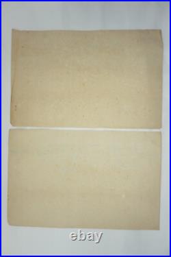 Japanese Color Woodblock Prints 10 Views of Matsushima Meiji Original 1115E2