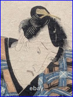 Japanese Ukiyo-e Woodblock Print Chushingura 5-480 Utagawa Kunisada 1822