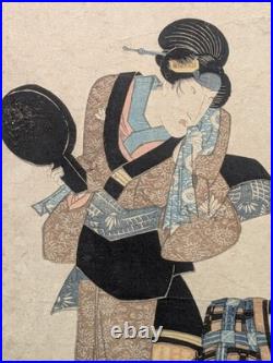 Japanese Ukiyo-e Woodblock Print Chushingura 5-480 Utagawa Kunisada 1822