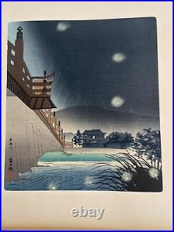 Japanese Woodbloack Prints, The FIFTEEN VIEWS OF Kyoto By Tomikichiro Tokuriki