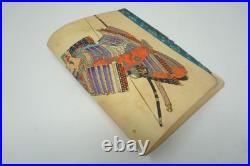 Japanese Woodblock Print 1898 Original Chikanobu Masashige from Japan 1031F6