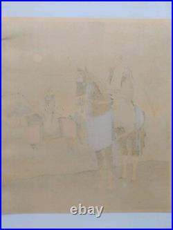 Japanese Woodblock Print 1952 Original Authentic