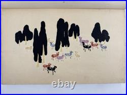 Japanese Woodblock Print Book Mokugo Zuanshu Asai chu Unsodo Craft Design 1909