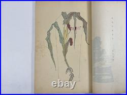 Japanese Woodblock Print Book Mokugo Zuanshu Asai chu Unsodo Craft Design 1909