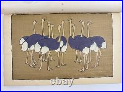 Japanese Woodblock Print Book Mokugo Zuanshu Asai chu Unsodo Craft Design 1909