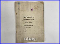 Japanese Woodblock Print Book Shin-bijutsukai vol. 4 Furuya Korin 1903 Original