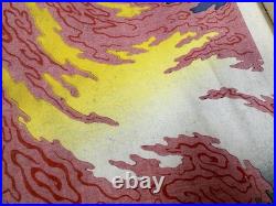 Japanese Woodblock Print Book Shin-bijutsukai vol. 4 Textile Furuya Korin