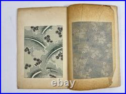 Japanese Woodblock Print Book Shin-bijutsukai vol. 4 Textile Furuya Korin