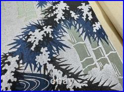 Japanese Woodblock Print Book Shin-bijutsukai vol? Furuya Korin Textile Book