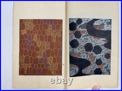Japanese Woodblock Print Book Shin-bijutsukai vol? Furuya Korin Textile Book