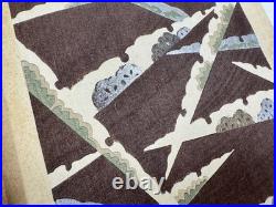 Japanese Woodblock Print Book Shin-bijutsukai vol? Furuya Korin Textile Book