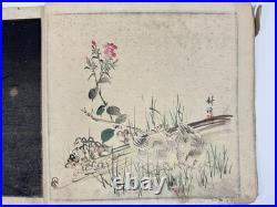 Japanese Woodblock Print Book kogyo Kachogacho Bird and Flower