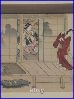 Japanese Woodblock Print By Masayuki Miyagawa Ukiyo e Art Meiji Period
