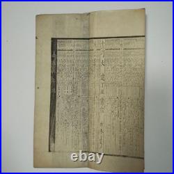 Japanese Woodblock Print Calendar Ise Koyomi Kaei 7 Manen 2 Late Edo 2 Vols