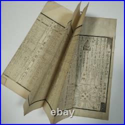 Japanese Woodblock Print Calendar Ise Koyomi Kaei 7 Manen 2 Late Edo 2 Vols
