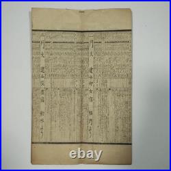 Japanese Woodblock Print Calendar Ise Koyomi Kaei 7 Manen 2 Late Edo 2 Vols