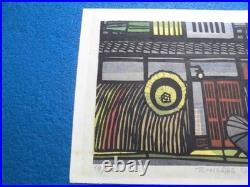 Japanese Woodblock Print Clifton Karhu 69/100 Tominagacho Gion Kyoto 1970