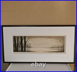 Japanese Woodblock Print Frame Inagaki Akemi