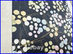 Japanese Woodblock Print Gonikai Shinzuan vol. 1 Kimono Textile Pattern