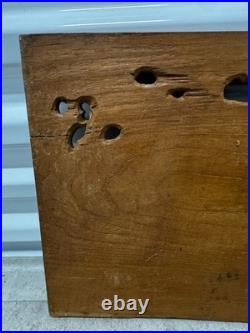 Japanese Woodblock Print Guardian God Brings Good Fortune Farm Land Rare Vintage