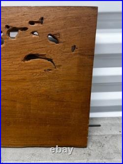 Japanese Woodblock Print Guardian God Brings Good Fortune Farm Land Rare Vintage