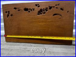 Japanese Woodblock Print Guardian God Brings Good Fortune Farm Land Rare Vintage