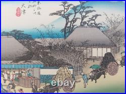 Japanese Woodblock Print Hiroshige Takamizawa Print Maker 53 Stations Tokaido