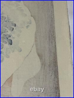 Japanese Woodblock Print Hokusai Katsushika KanagawaokiNamiura Fuji Oban