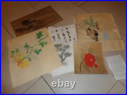Japanese Woodblock Print Huge Lot Signed +