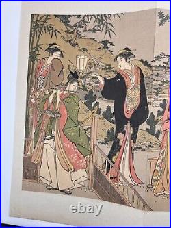 Japanese Woodblock Print Jorui Hime-zuTorii Kiyonaga Ukiyo-e Ha Gashu No. 89