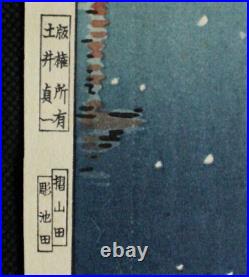 Japanese Woodblock Print Koitsu Tsuchiya Doi Teiichi /sadaichi