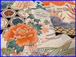 Japanese Woodblock Print Kusudama Miyagawa Sohei Vintage Original Flower