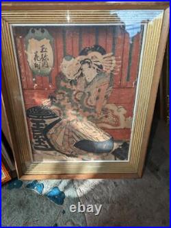 Japanese Woodblock Print Meiji Toyokunisaku Beauty