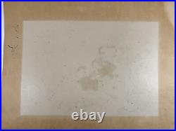 Japanese Woodblock Print Plum and Little Sparrow Rakuzan Large Size Bird