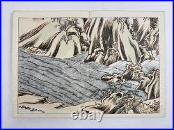 Japanese Woodblock Print Shigisan-engi-emaki all 3vol Scroll of Emperor's Era