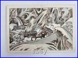 Japanese Woodblock Print Shigisan-engi-emaki all 3vol Scroll of Emperor's Era Japanese Woodblock Print Shigisan-engi-emaki all 3vol Scroll of Emperor's Era