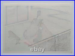 Japanese Woodblock Print Shin Hanga 1953 Original