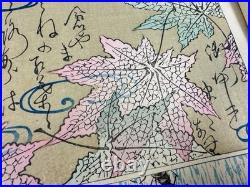 Japanese Woodblock Print Shinzuan vol. 14 Kimono Textile Pattern