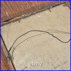 Japanese Woodblock Print Signed By Artist Hiroshige Geese & Moon glass frame